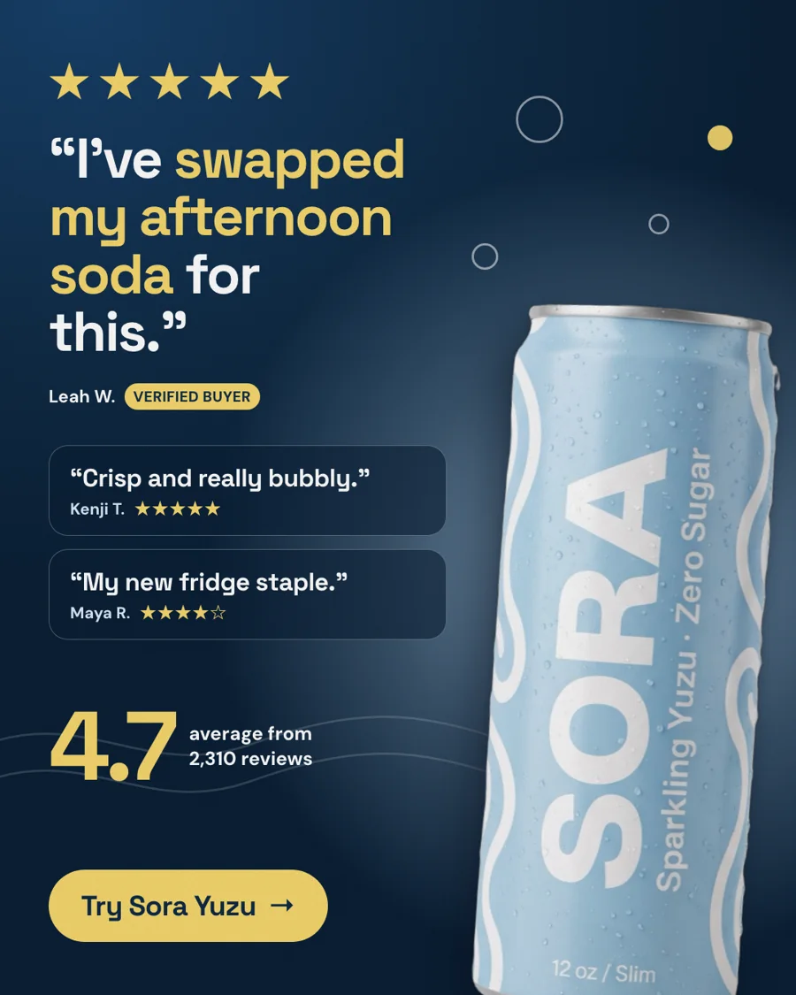 Sora ad: Social proof